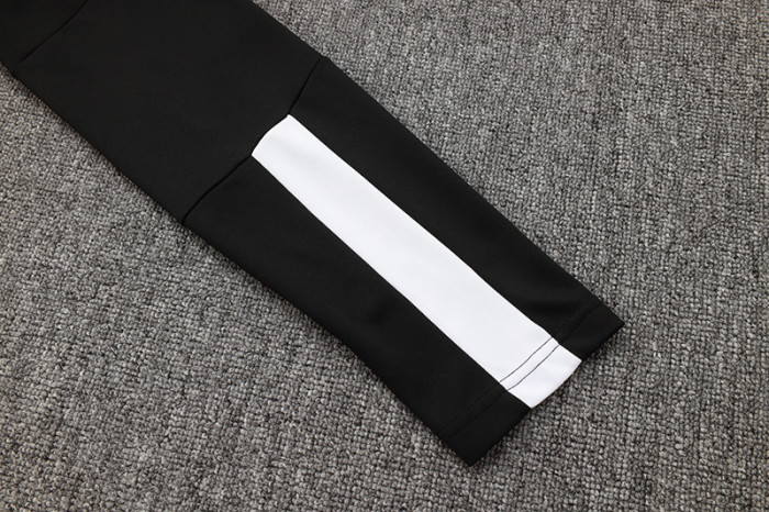 2025 JOM Black Half Pull Tracksuit (半拉链)