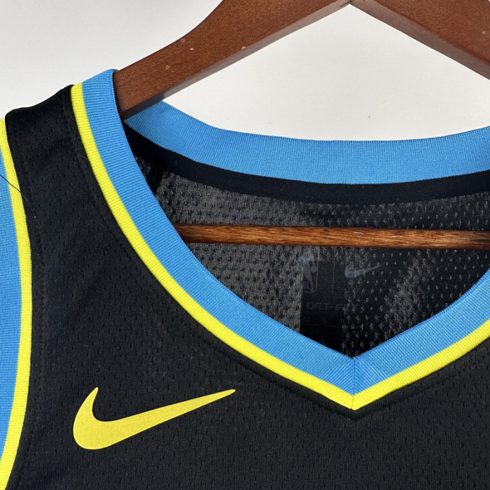 23-24 Indiana Pacers SIAKAM #43 Black City Edition Top Quality Hot Pressing NBA Jersey