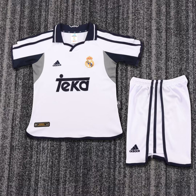 2000-2001 RMA Home Kids Retro Soccer Jersey