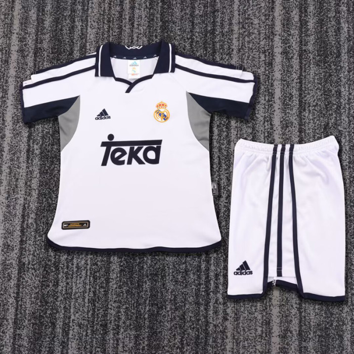2000-2001 RMA Home Kids Retro Soccer Jersey