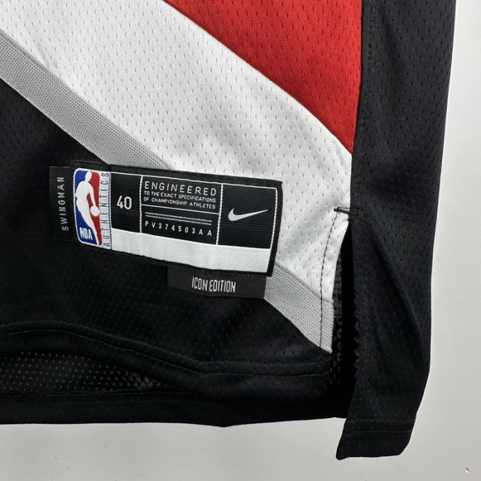22-23 Trail Blazers AVDIJA #8 Black Top Quality Hot Pressing NBA Jersey