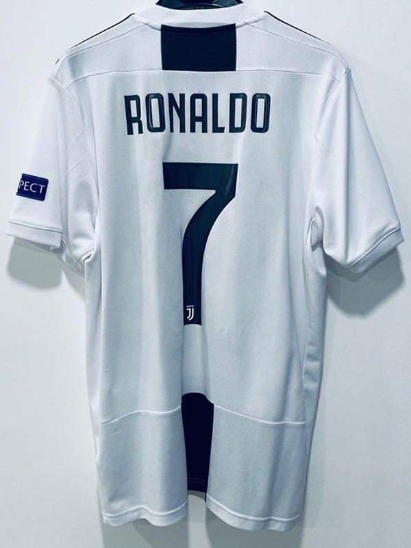 2018-2019 JUV Home Retro Player Version Soccer Jersey 球员版