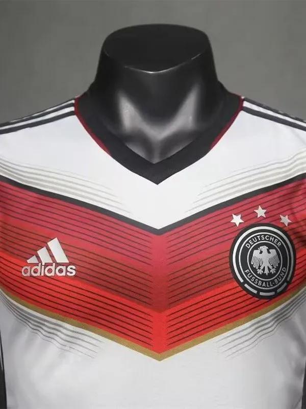 2014 Germany Home Player Version 长袖球员 Long Sleeve Retro Soccer Jersey 3星