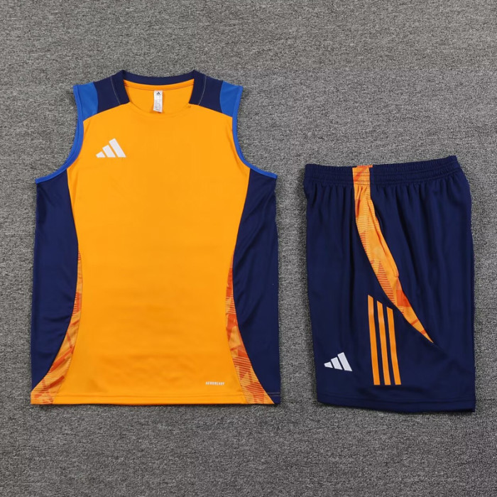 2024 AD Orange Tank top and shorts suit