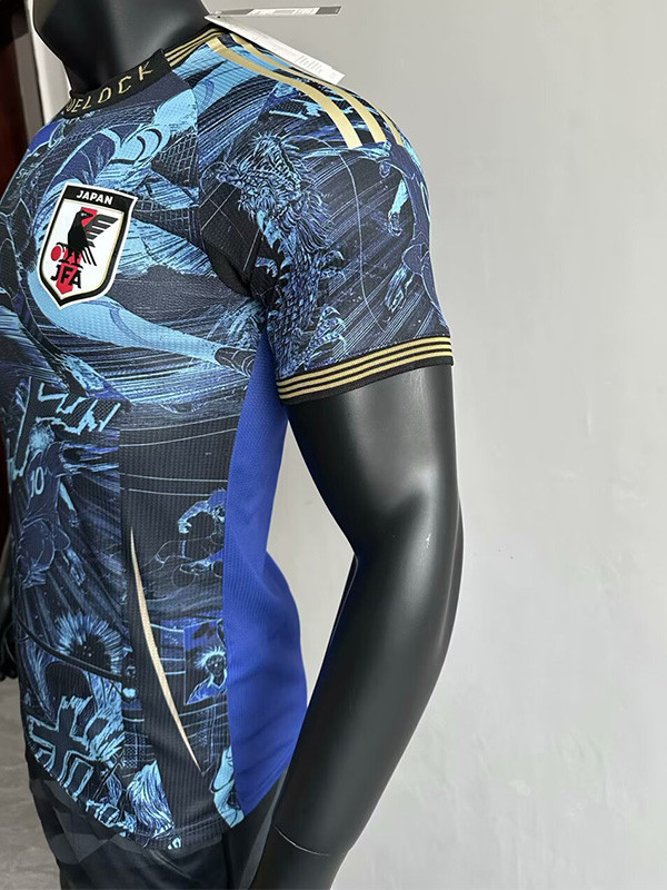 25-26 Japan Black Blue Special Edition Player Version Soccer Jersey Y-3