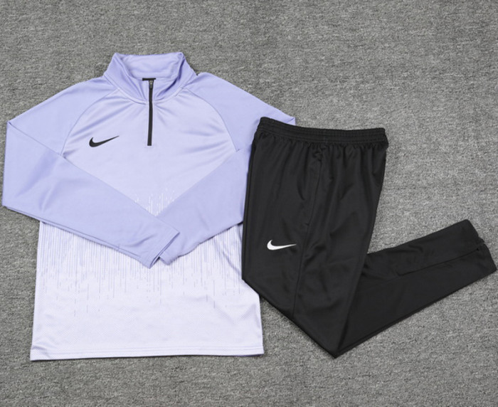 2024 NK Purple Kids Half Pull Tracksuit (童装)(半拉链)