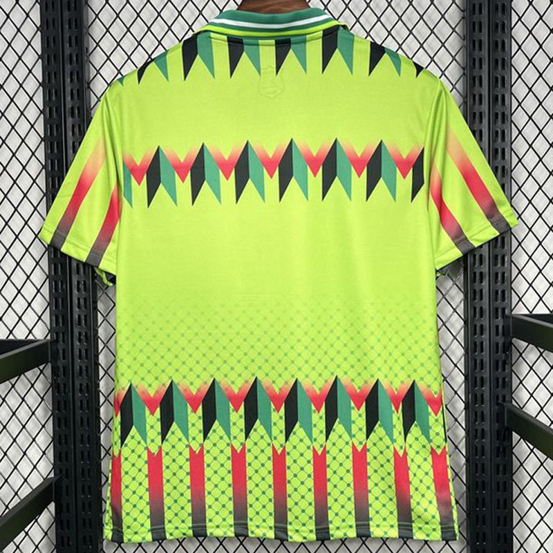 Palestina FC Red Green Retro Soccer Jersey