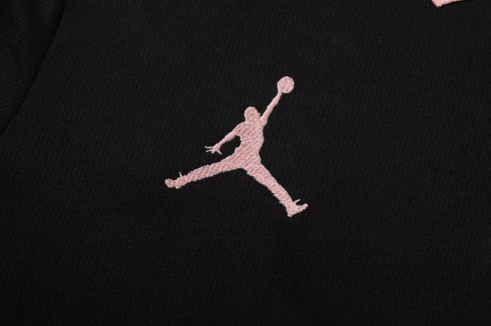 25-26 PSG Jordan Black Polo Tracksuit
