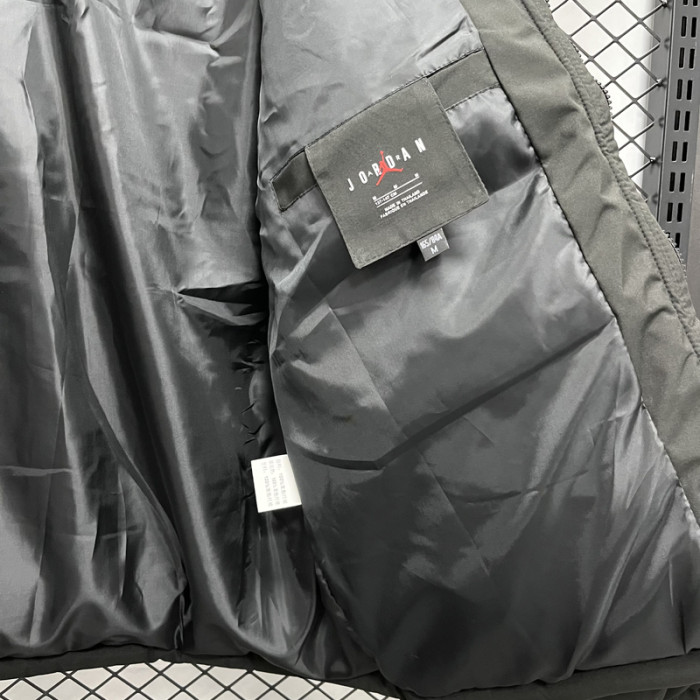 24-25 MF1 Jordan Black Hooded Cotton Coat (棉衣红标)