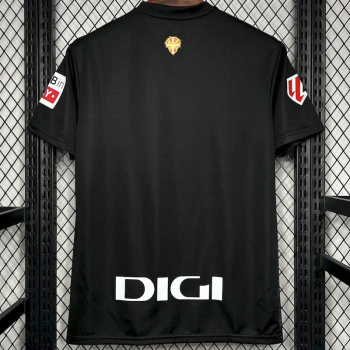 24-25 Bilbao Black Goalkeeper Fans Soccer Jersey