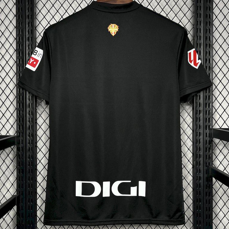 24-25 Bilbao Black Goalkeeper Fans Soccer Jersey
