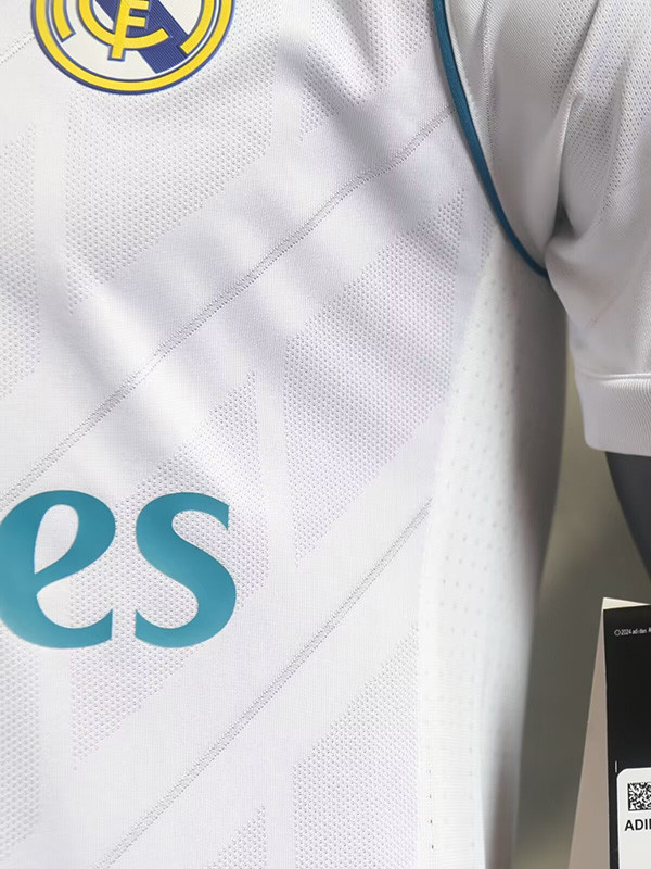 2017-2018 RMA Home Player Version Retro Soccer Jersey（ 球员）