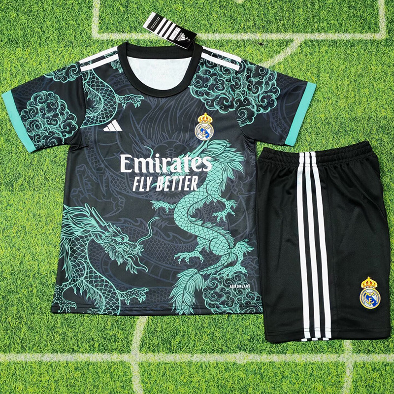 25-26 RMA Black Green Special Edition Kids Training