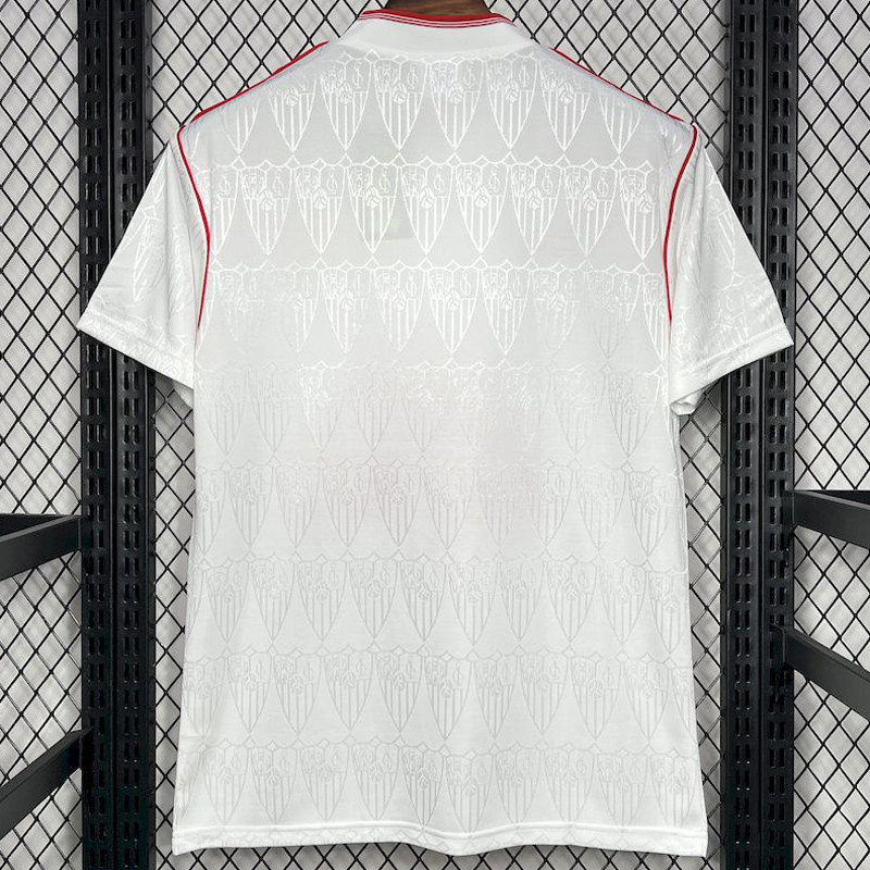 1991-1992 Sevilla Home Retro Soccer Jersey