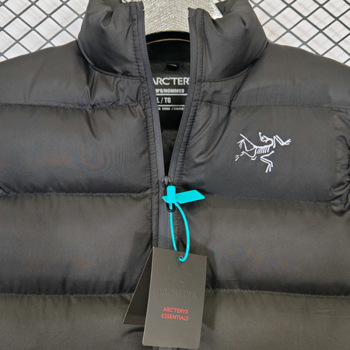 24-25 J11 ARC-TERYX Black Cotton jacket vest (Waistcoat) #马甲