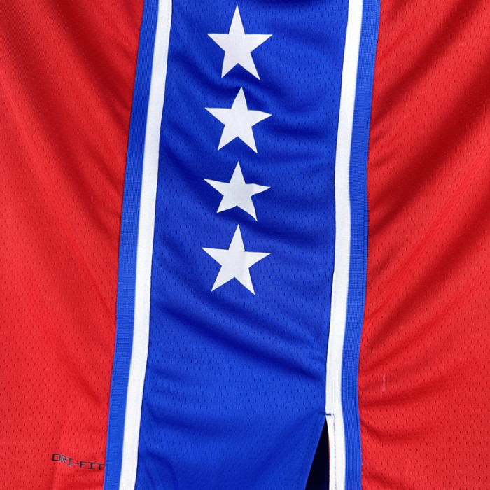 22-23 76ERS GEORGE #8 Red Top Quality Hot Pressing NBA Jersey (Trapeze Edition) 飞人版