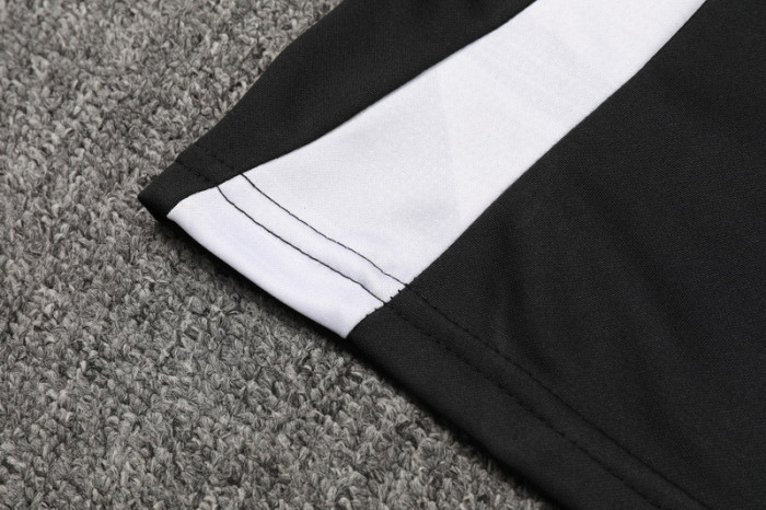 2024 AD Black Half Pull Tracksuit (半拉链)
