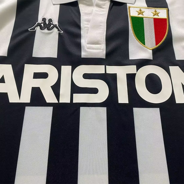 1984-1985 JUV Home Retro Long Sleeve Soccer Jersey (长袖)