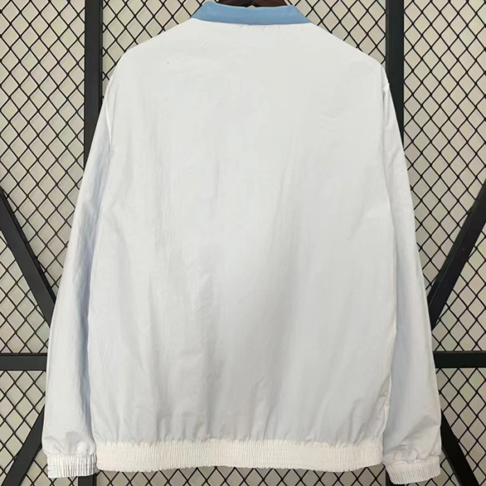 24-25 Lazio Blue & White Double Sided Windbreaker (双面风衣)