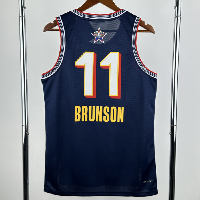25-26 ALL-STAR BRUNSON #11 Royal blue Top Quality Hot Pressing NBA Jersey