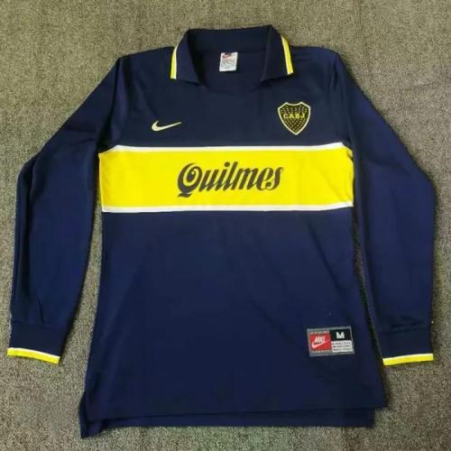 1996-1997 Boca Home Long Sleeve Retro Soccer Jersey (长袖)