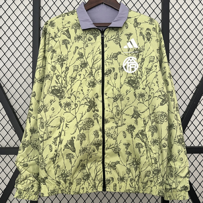 2024 Bayern Purple & Green Double Sided Windbreaker (双面风衣)