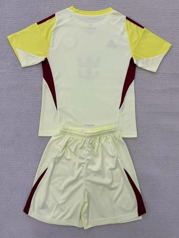 25-26 Inter Miami  Light Yellow GoalKeeper Kids Soccer Jersey