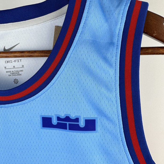 24-25 LAKERS JAMES #6 Blue Top Quality Hot Pressing NBA Jersey (大灌篮)