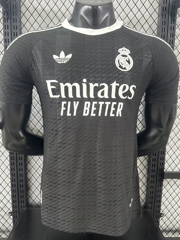 25-26 RMA Black GoalKeeper Player Version Soccer Jersey