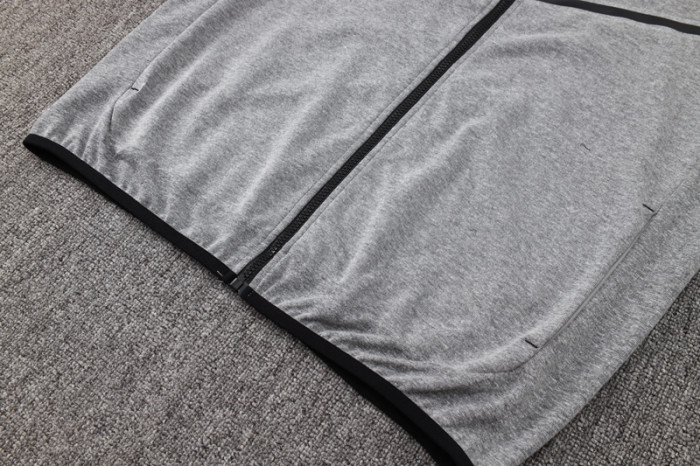 2024 NK Grey Hoodie Jacket Tracksuit #F586