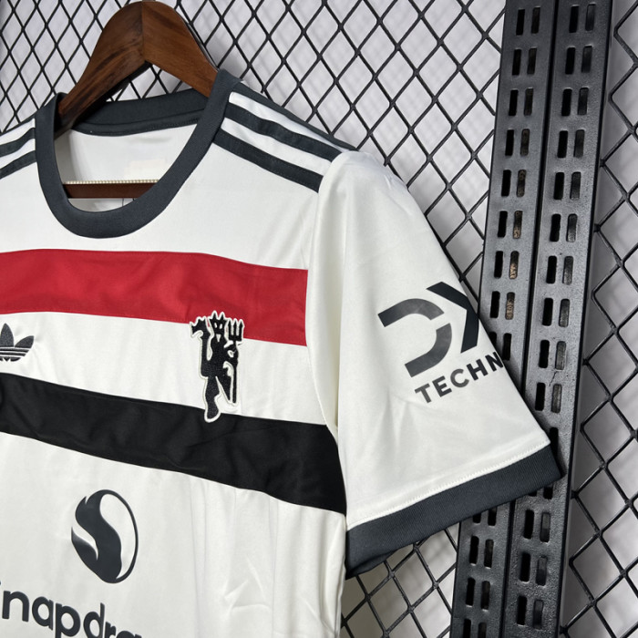 24-25 Man Utd Third 1:1 Fans Soccer Jersey