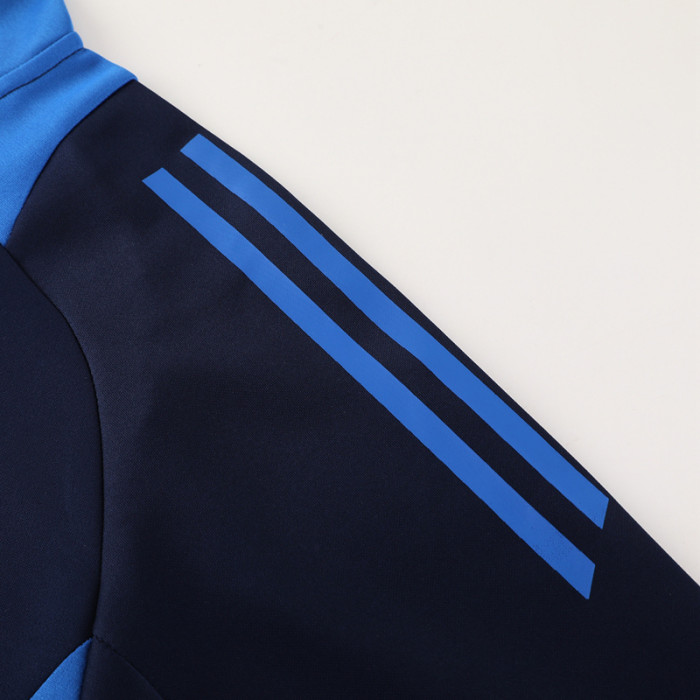 2024 AD Royal Blue Jacket Tracksuit #AJ18