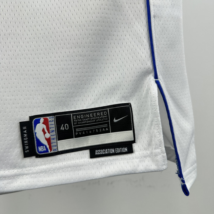 22-23 Dallas Mavericks CHRISTIE #00 White Top Quality Hot Pressing NBA Jersey(V领)