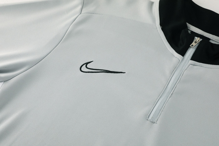 2025 NK Grey Half Pull Tracksuit #NB09 (半拉链)