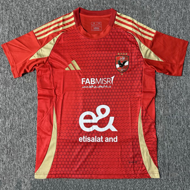 24-25 AL AHLY SC Home Fans Soccer Jersey