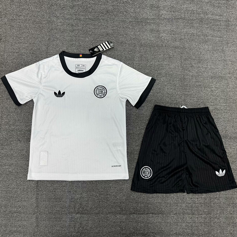 25-26 Germany 125th Anniversary White Kids Soccer Jersey