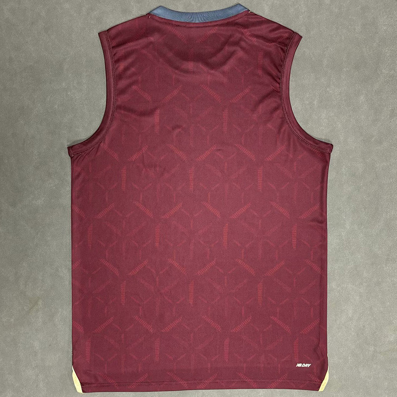 25-26 Sao Paulo Brown Red Vest
