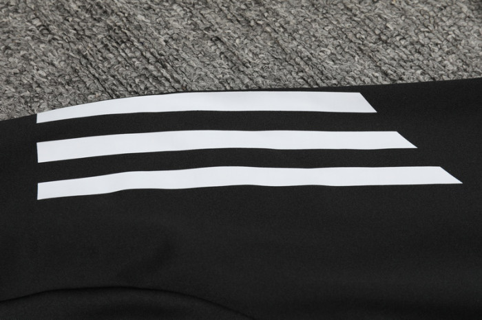 2024 AD Black Half Pull Tracksuit (半拉链)