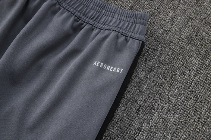 2025 AD Grey Half Pull Tracksuit #07(半拉链)
