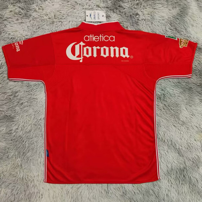 2000-2001 Toluca Home Retro Soccer Jersey