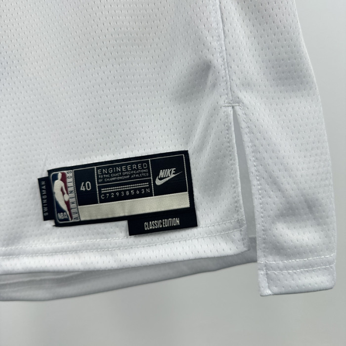 24-25 Grizzlies ROSE #23 White Retro Top Quality Hot Pressing NBA Jersey
