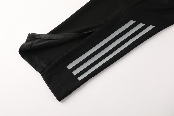 2024 AD Black Half Pull Tracksuit #AB07 (半拉链)