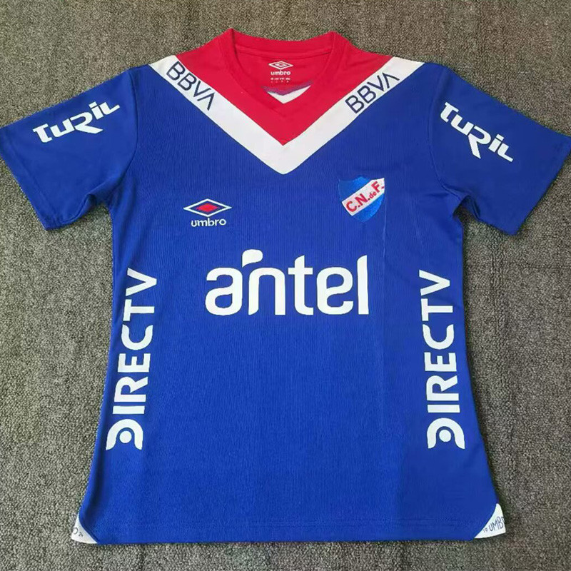 2025 Club Nacional Blue Fans Soccer Jersey (V领)