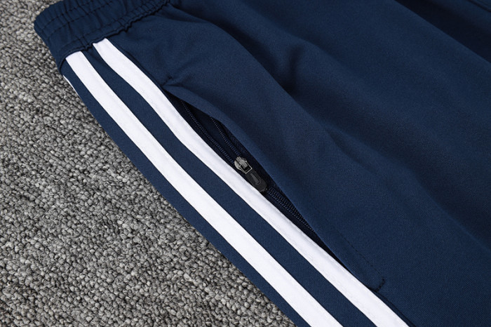 2025 AD Royal blue Half Pull Tracksuit #07(半拉链)