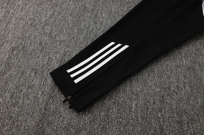 2025 AD Grey Half Pull Tracksuit (半拉链)