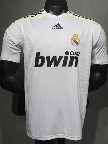 2009-2010 RMA Home Player Version Retro Soccer Jersey