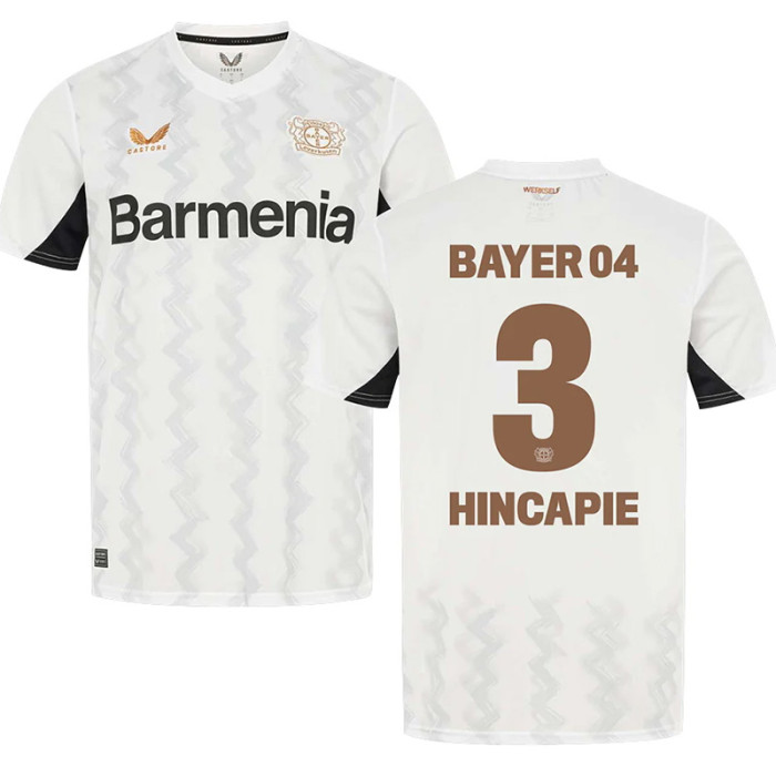 24-25 LeverKusen Away Player Version Soccer Jersey