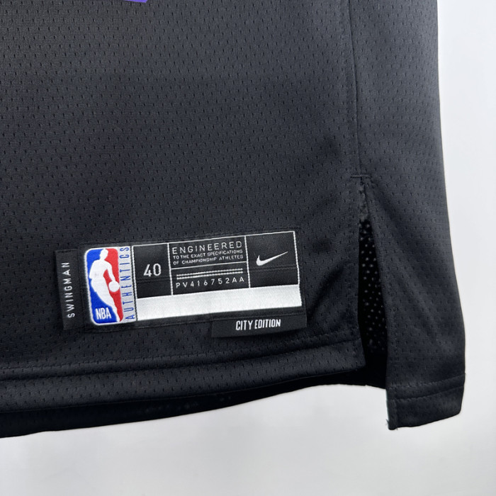 22-23 LAKERS JAMES JR. #9 Black City Edition Top Quality Hot Pressing NBA Jersey