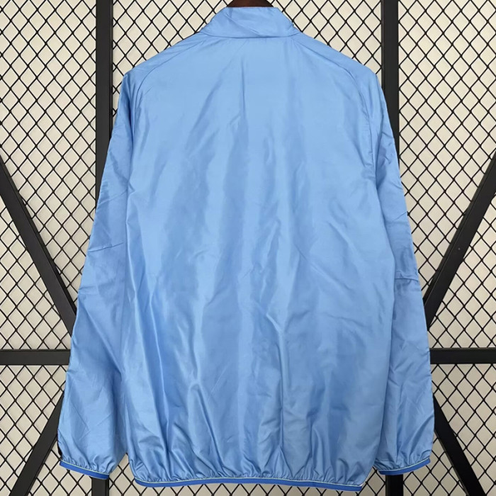 2024 Tigres UANL Blue & Brown Double Sided Windbreaker (双面风衣)