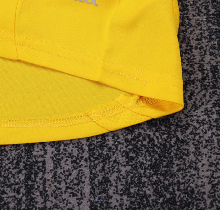 2011-2012 RMA Yellow GoalKeeper Kids Retro Soccer Jersey